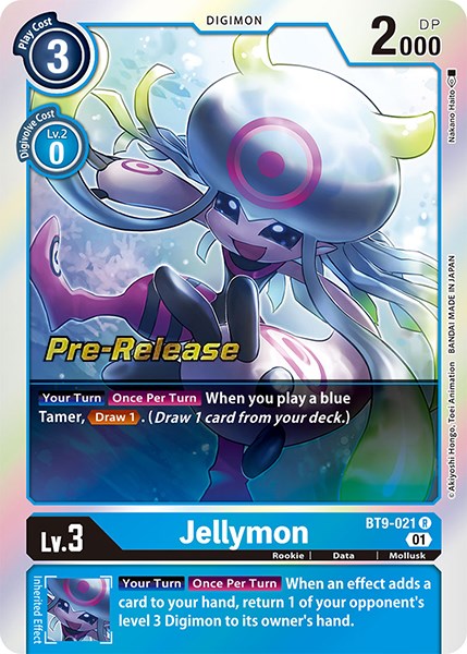 Jellymon [BT9-021] [X Record Pre-Release Promos] | Clutch Gaming