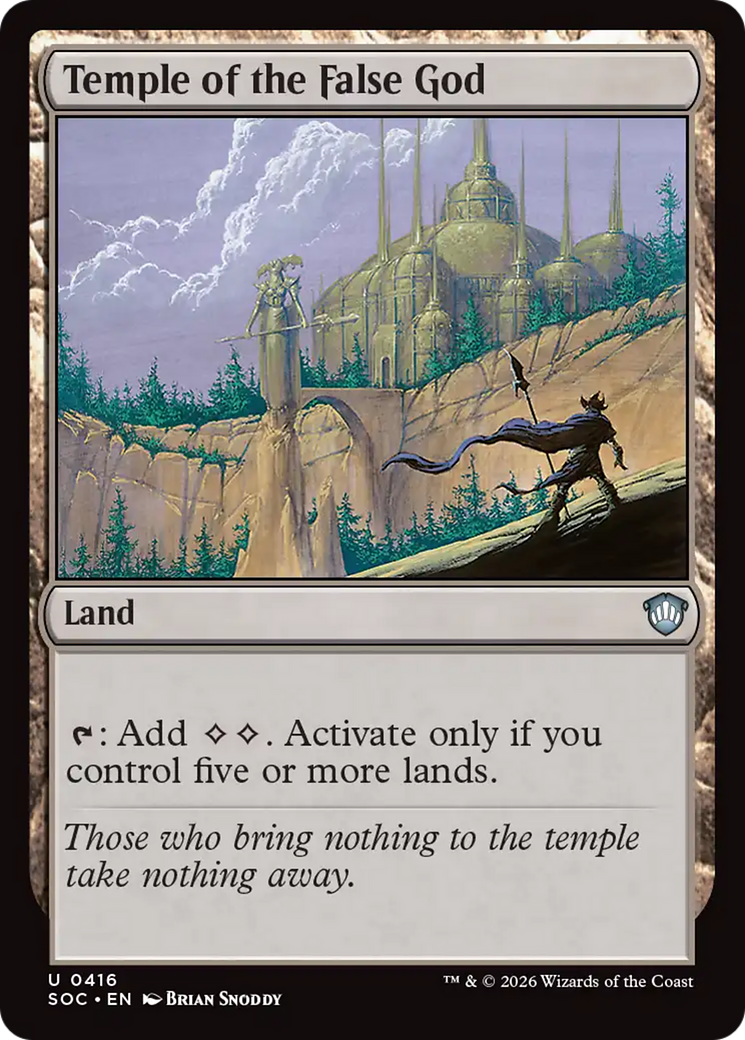 Temple of the False God [Secrets of Strixhaven Commander] | Clutch Gaming
