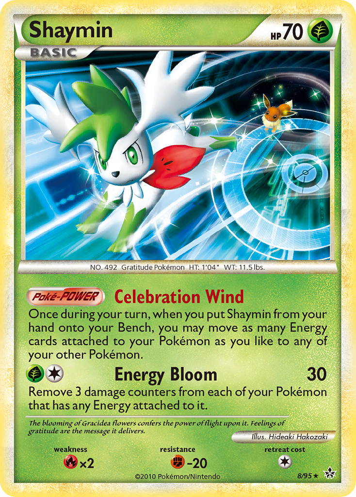 Shaymin (8/95) [HeartGold & SoulSilver: Unleashed] | Clutch Gaming