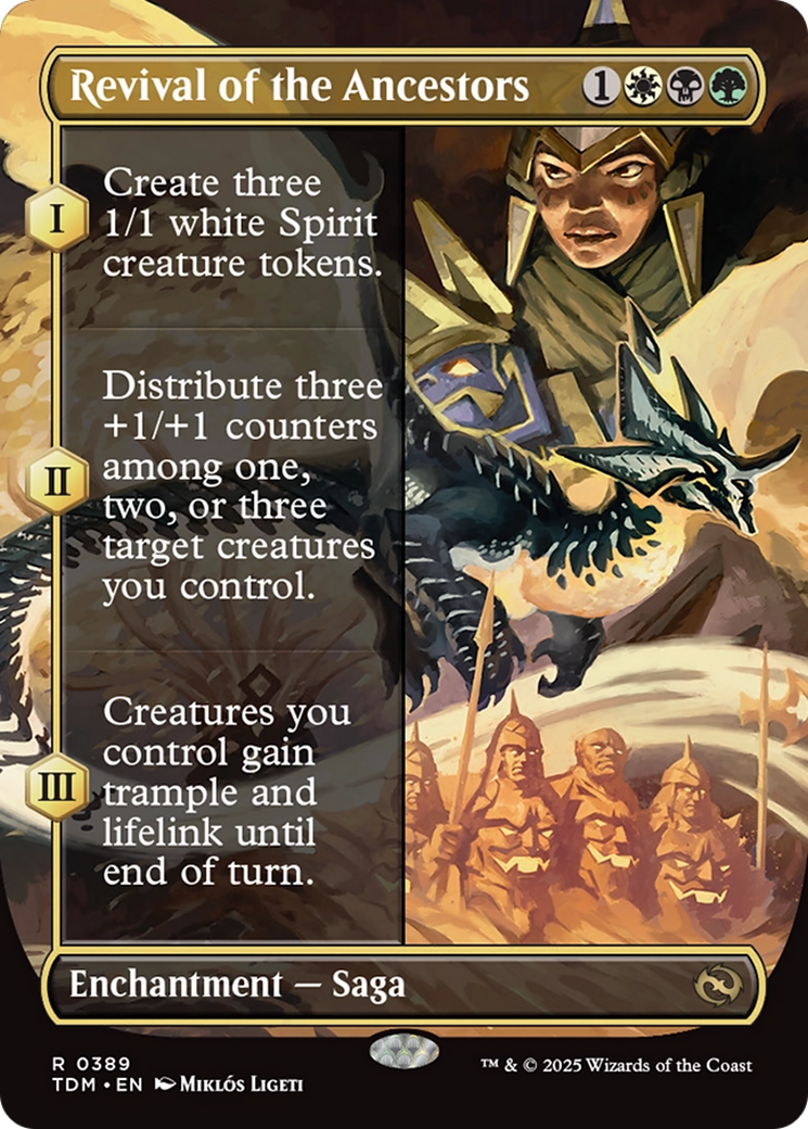 Revival of the Ancestors (Borderless) [Tarkir: Dragonstorm] | Clutch Gaming