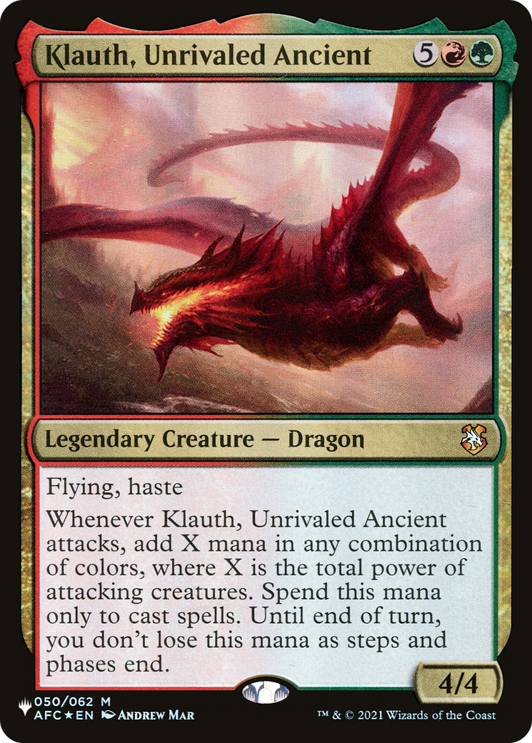 Klauth, Unrivaled Ancient [The List Reprints] | Clutch Gaming