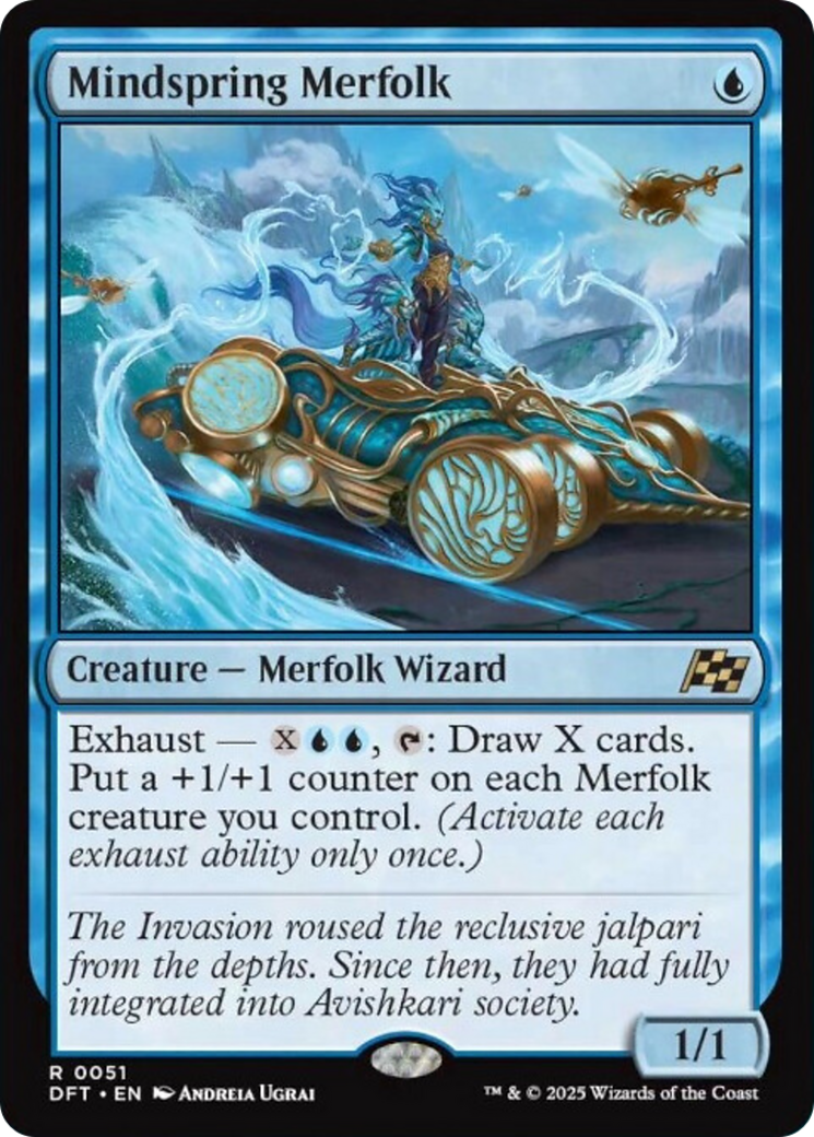 Mindspring Merfolk [Aetherdrift] | Clutch Gaming