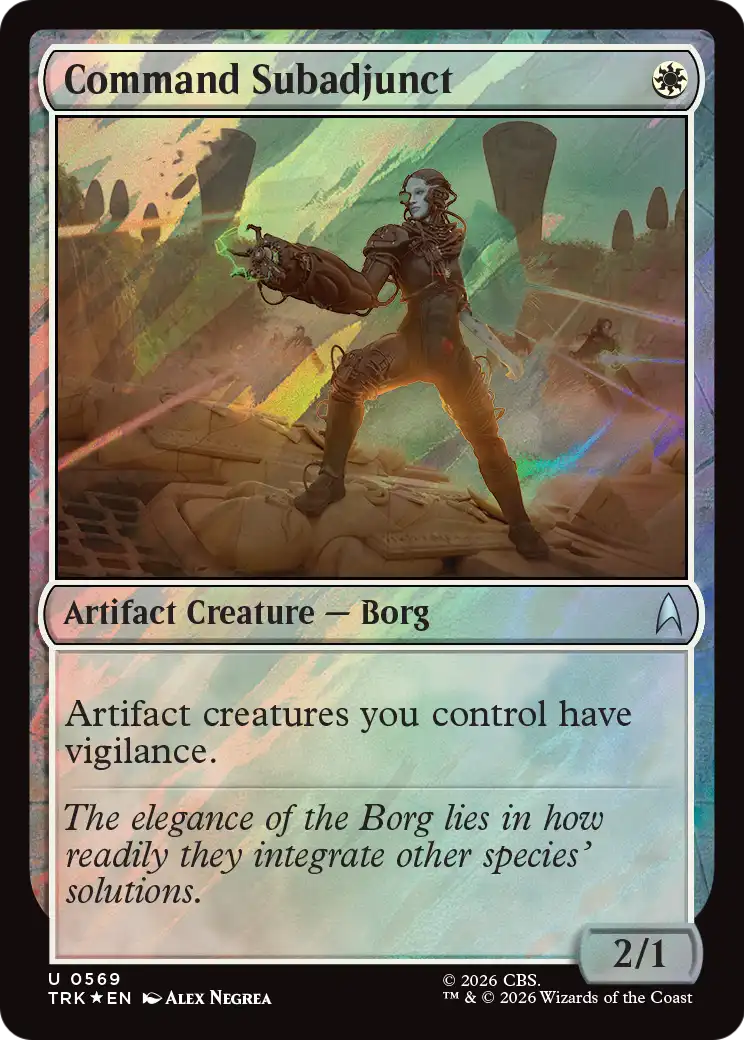 Command Subadjunct (Surge Foil) [Star Trek] | Clutch Gaming
