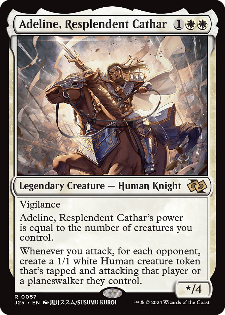 Adeline, Resplendent Cathar (Anime) [Foundations Jumpstart] | Clutch Gaming