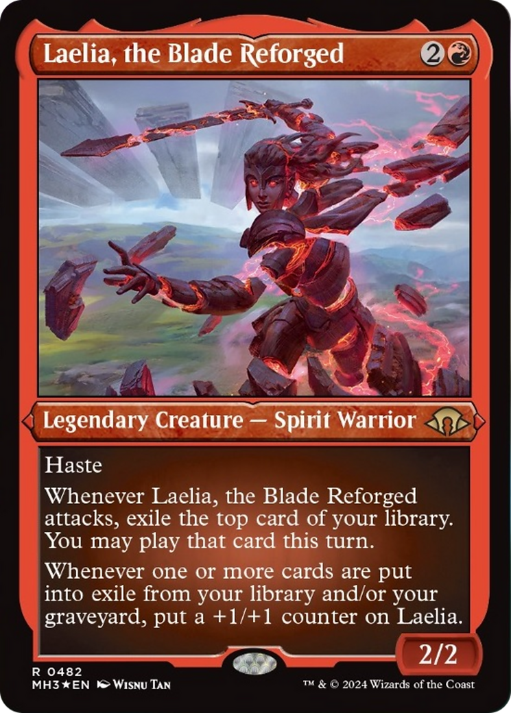 Laelia, the Blade Reforged (Foil Etched) [Modern Horizons 3] | Clutch Gaming