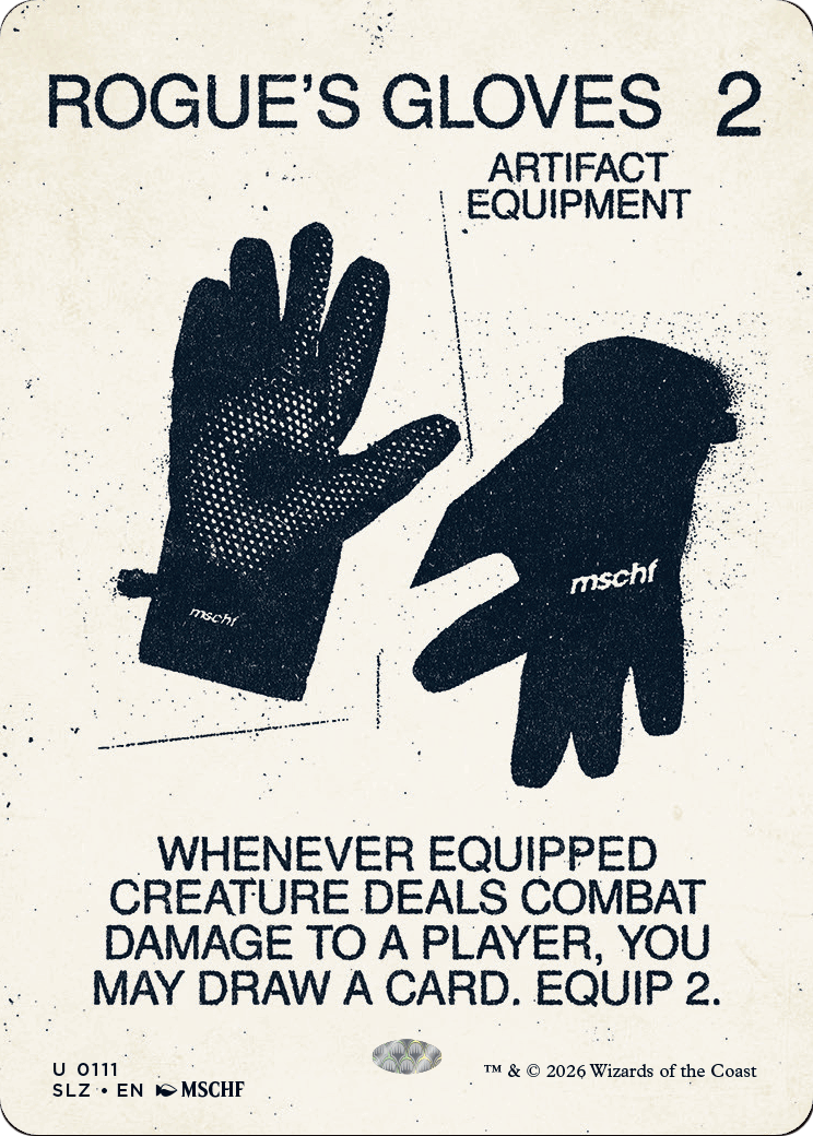 Rogue's Gloves (0111) [Secret Lair x MSCHF: The Zeta Set] | Clutch Gaming