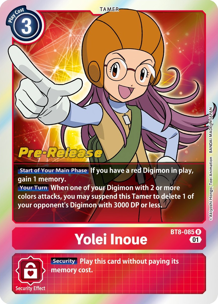 Yolei Inoue [BT8-085] [New Awakening Pre-Release Cards] | Clutch Gaming