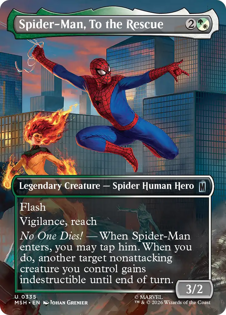 Spider-Man, To the Rescue (Borderless) [Marvel Super Heroes] | Clutch Gaming