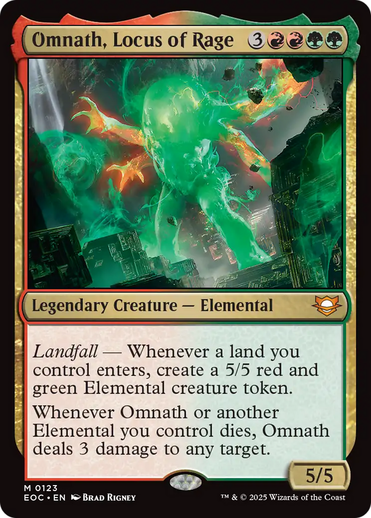 Omnath, Locus of Rage [Edge of Eternities Commander] | Clutch Gaming