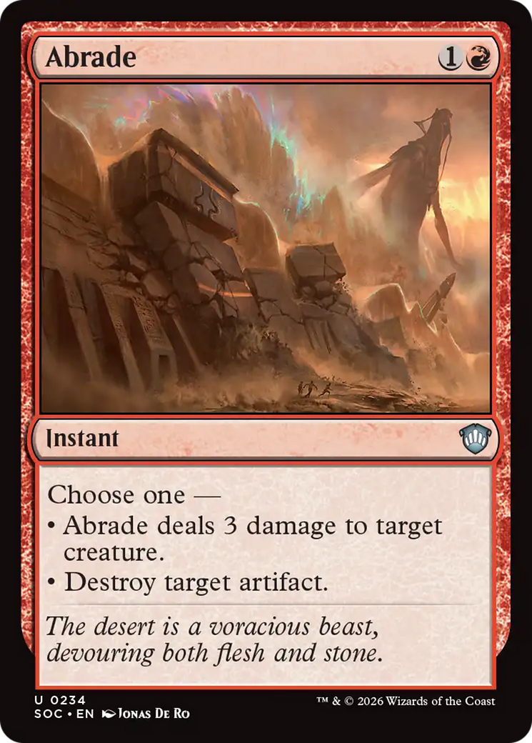 Abrade [Secrets of Strixhaven Commander] | Clutch Gaming