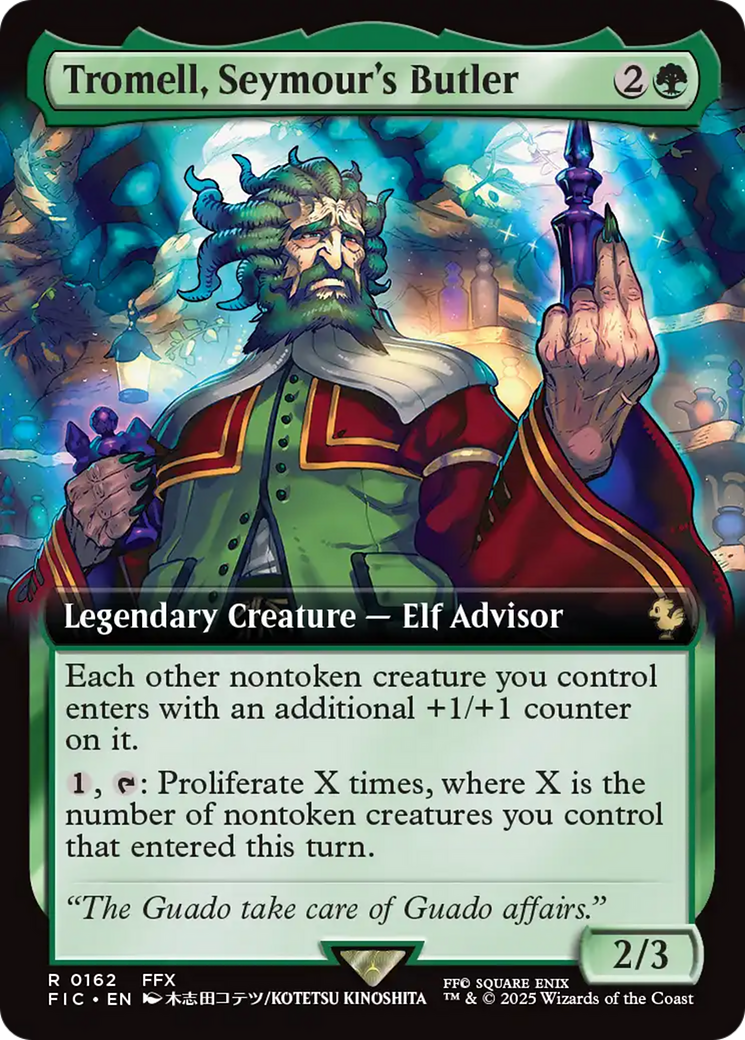 Tromell, Seymour's Butler (Extended Art) [FINAL FANTASY Commander] | Clutch Gaming