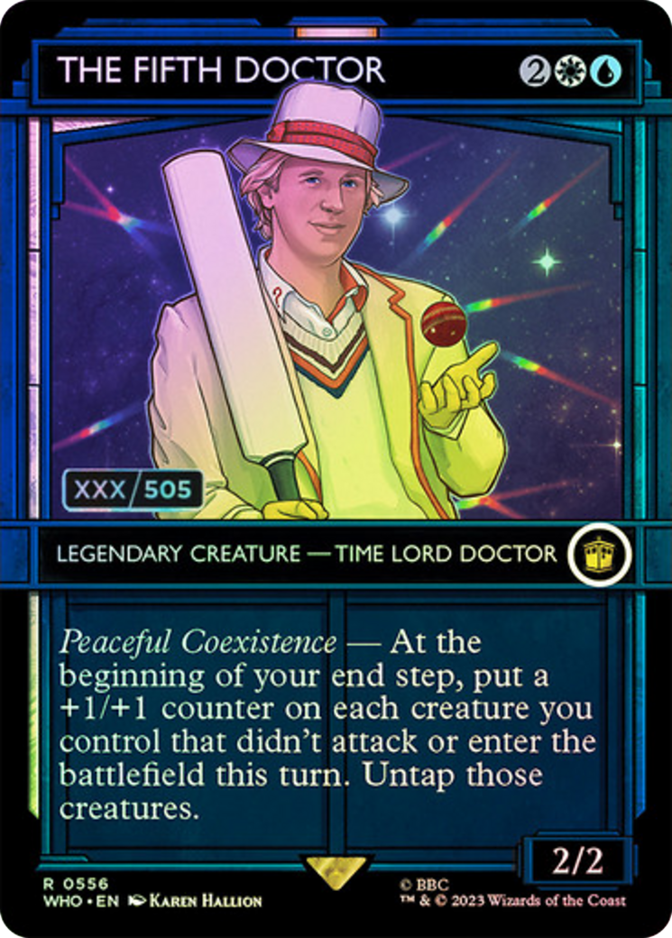 The Fifth Doctor (Serial Numbered) [Doctor Who] | Clutch Gaming