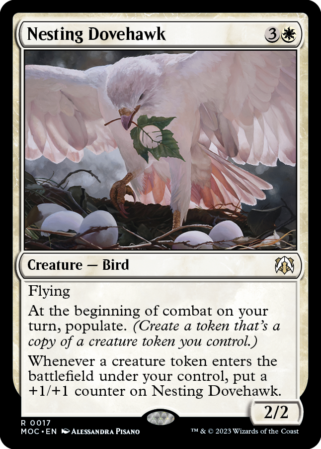 Nesting Dovehawk [March of the Machine Commander] | Clutch Gaming