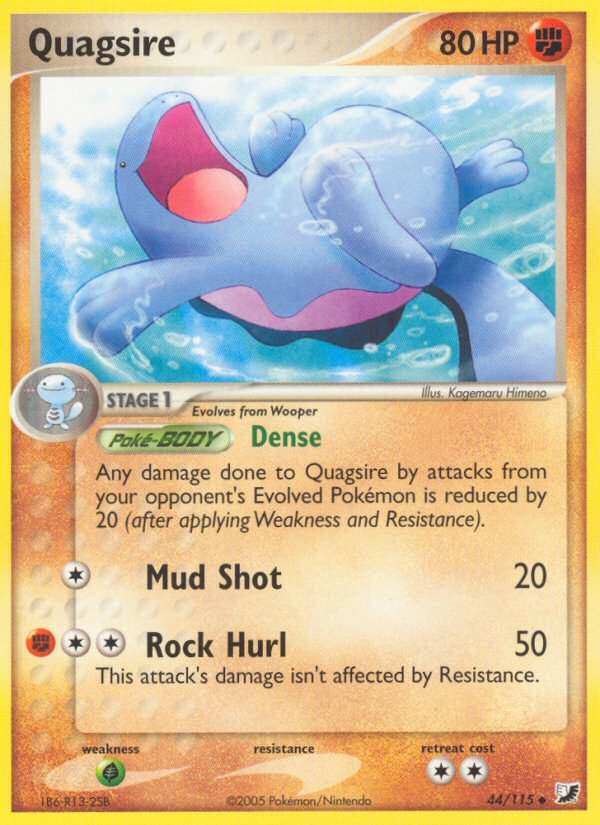 Quagsire (44/115) [EX: Unseen Forces] | Clutch Gaming