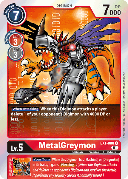 MetalGreymon [EX1-008] [Classic Collection] | Clutch Gaming