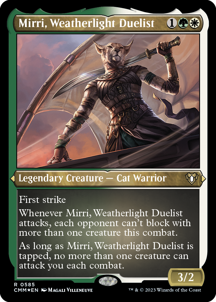 Mirri, Weatherlight Duelist (Foil Etched) [Commander Masters] | Clutch Gaming