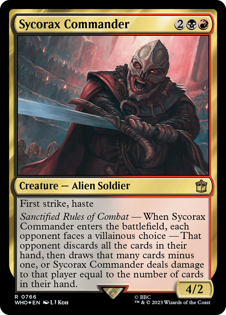 Sycorax Commander (Surge Foil) [Doctor Who] | Clutch Gaming