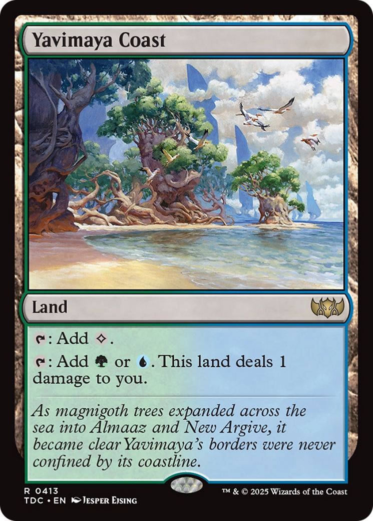 Yavimaya Coast [Tarkir: Dragonstorm Commander] | Clutch Gaming