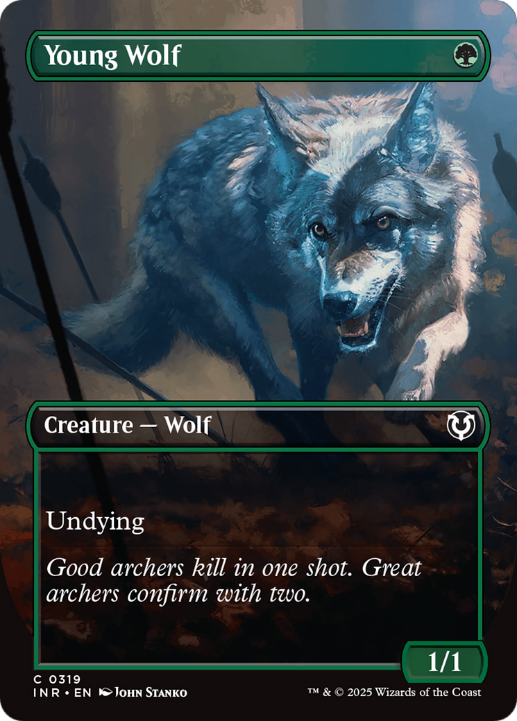 Young Wolf (Borderless) [Innistrad Remastered] | Clutch Gaming