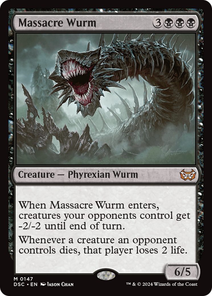 Massacre Wurm [Duskmourn: House of Horror Commander] | Clutch Gaming