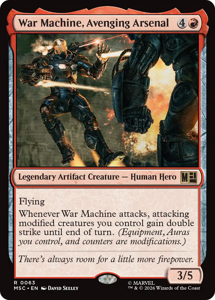 War Machine, Avenging Arsenal [Marvel Super Heroes Commander] | Clutch Gaming