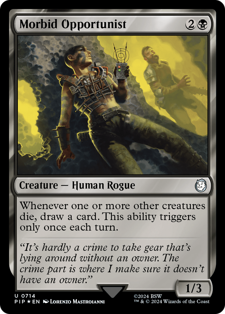 Morbid Opportunist (Surge Foil) [Fallout] | Clutch Gaming