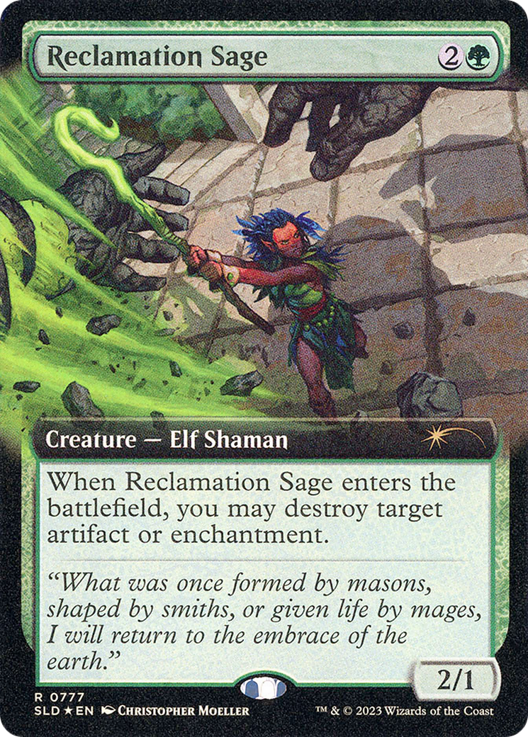 Reclamation Sage (Extended Art) [Secret Lair Drop Series] | Clutch Gaming