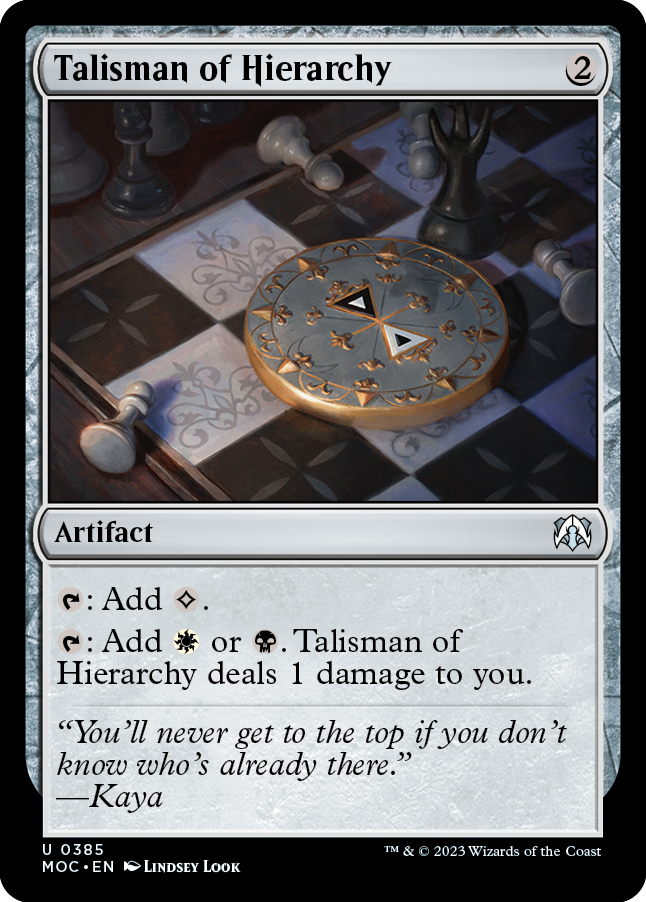 Talisman of Hierarchy [March of the Machine Commander] | Clutch Gaming