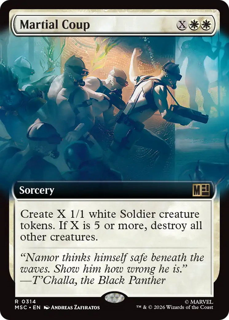 Martial Coup (Extended Art) [Marvel Super Heroes Commander] | Clutch Gaming