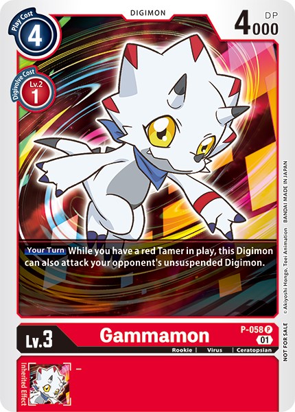 Gammamon [P-058] (New Awakening Pre-Release Tournament) [New Awakening Pre-Release Promos] | Clutch Gaming