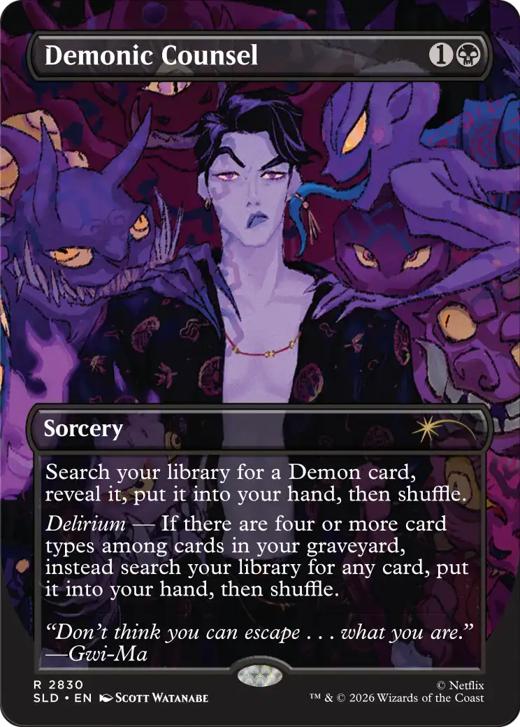 Demonic Counsel [Secret Lair Drop Series] | Clutch Gaming