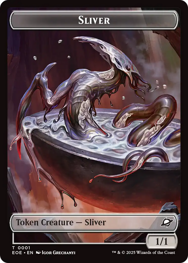 Robot // Sliver Double-Sided Token [Edge of Eternities Tokens] | Clutch Gaming