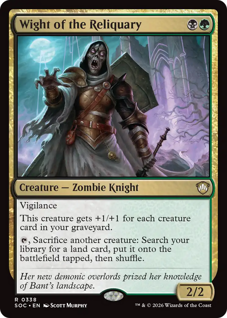 Wight of the Reliquary [Secrets of Strixhaven Commander] | Clutch Gaming