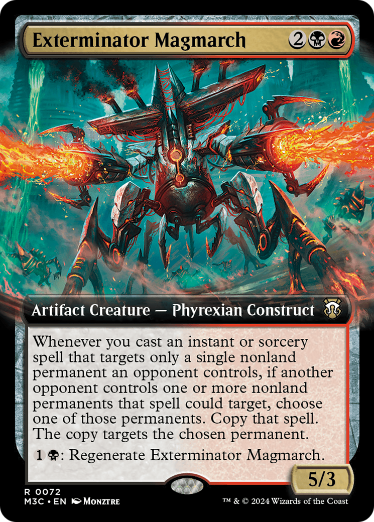 Exterminator Magmarch (Extended Art) [Modern Horizons 3 Commander] | Clutch Gaming