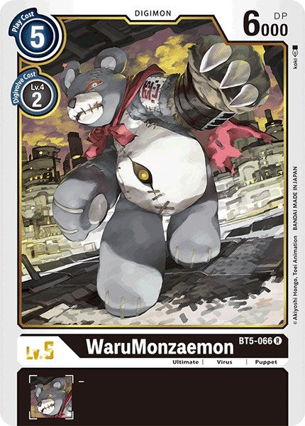 WaruMonzaemon [BT5-066] (Demo Deck Exclusive) [Battle of Omni Promos] | Clutch Gaming