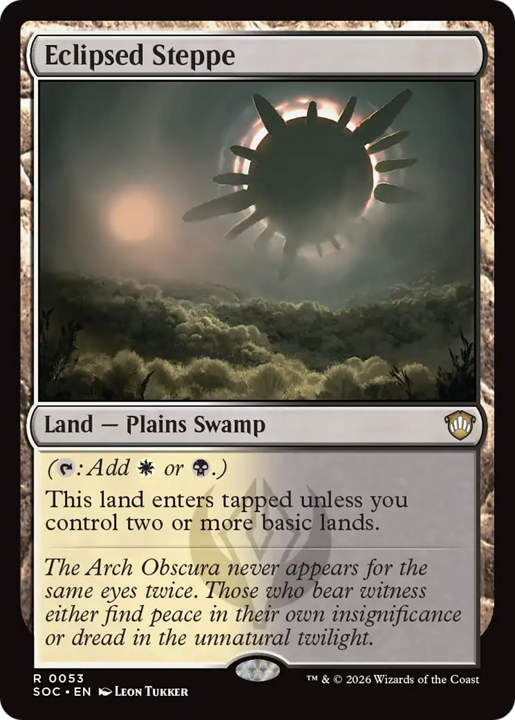 Eclipsed Steppe [Secrets of Strixhaven Commander] | Clutch Gaming