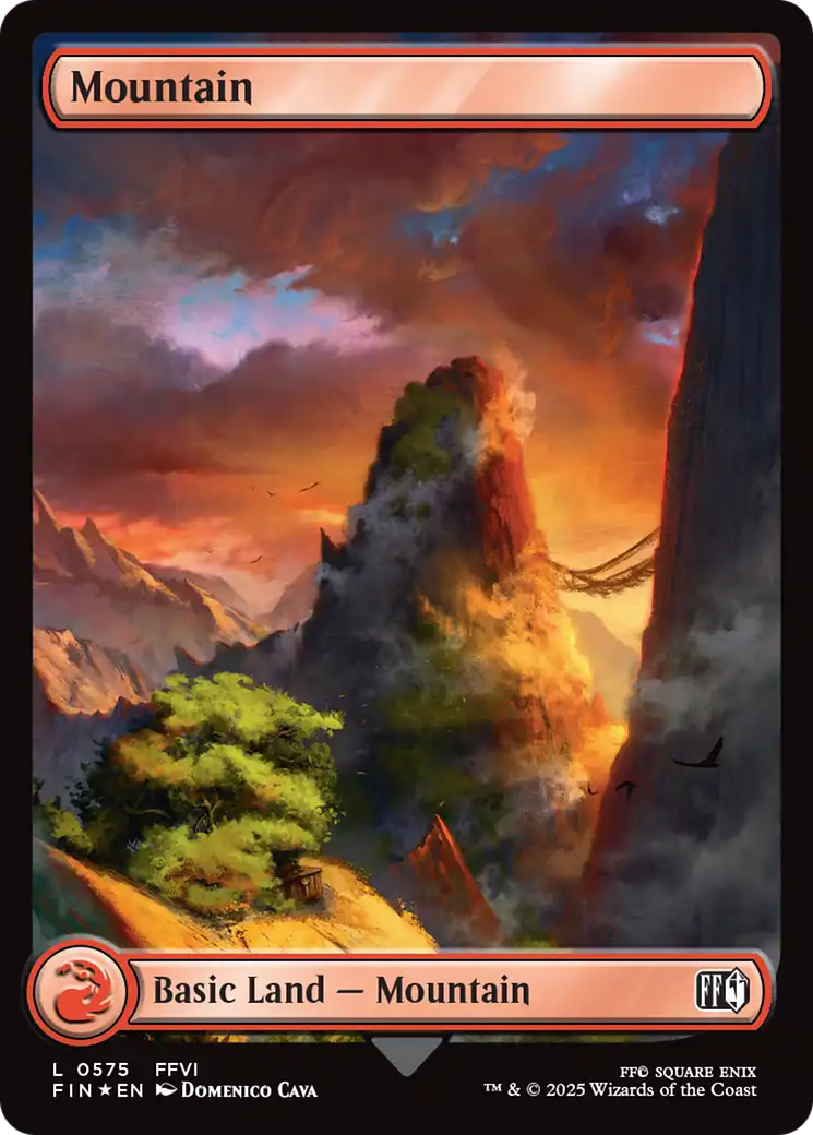 Mountain (0575) (Surge Foil) [FINAL FANTASY] | Clutch Gaming