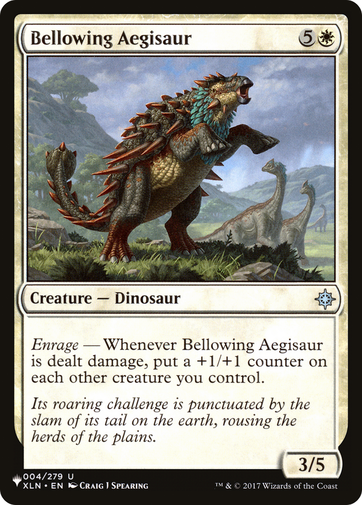 Bellowing Aegisaur [The List Reprints] | Clutch Gaming