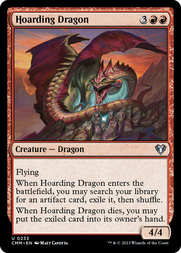 Hoarding Dragon [Commander Masters] | Clutch Gaming