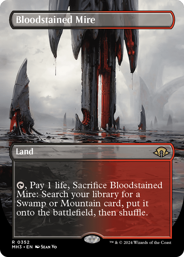 Bloodstained Mire (Borderless) [Modern Horizons 3] | Clutch Gaming