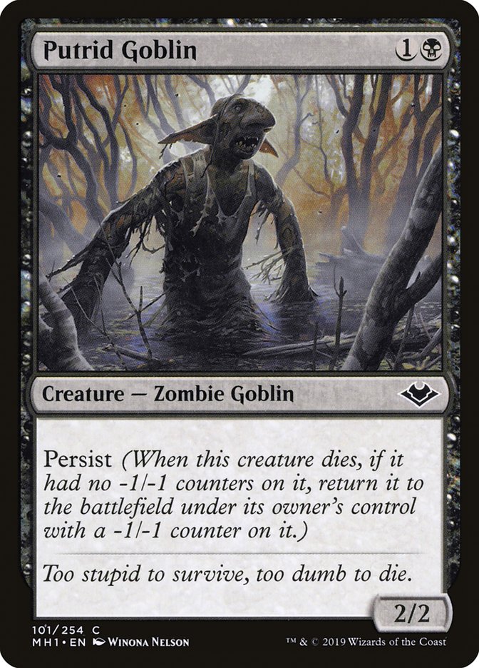 Putrid Goblin [Modern Horizons] | Clutch Gaming