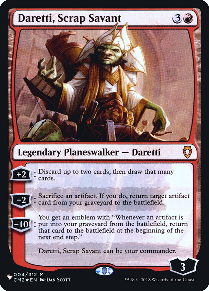 Daretti, Scrap Savant [Secret Lair: Heads I Win, Tails You Lose] | Clutch Gaming