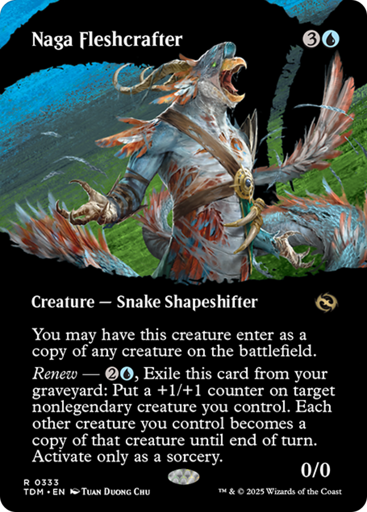Naga Fleshcrafter (Borderless) [Tarkir: Dragonstorm] | Clutch Gaming
