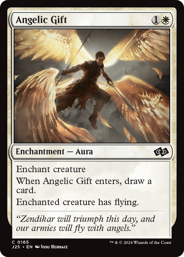 Angelic Gift [Foundations Jumpstart] | Clutch Gaming