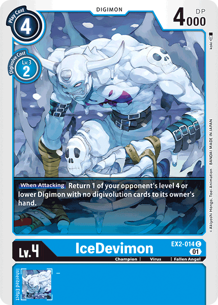 IceDevimon [EX2-014] [Digital Hazard] | Clutch Gaming