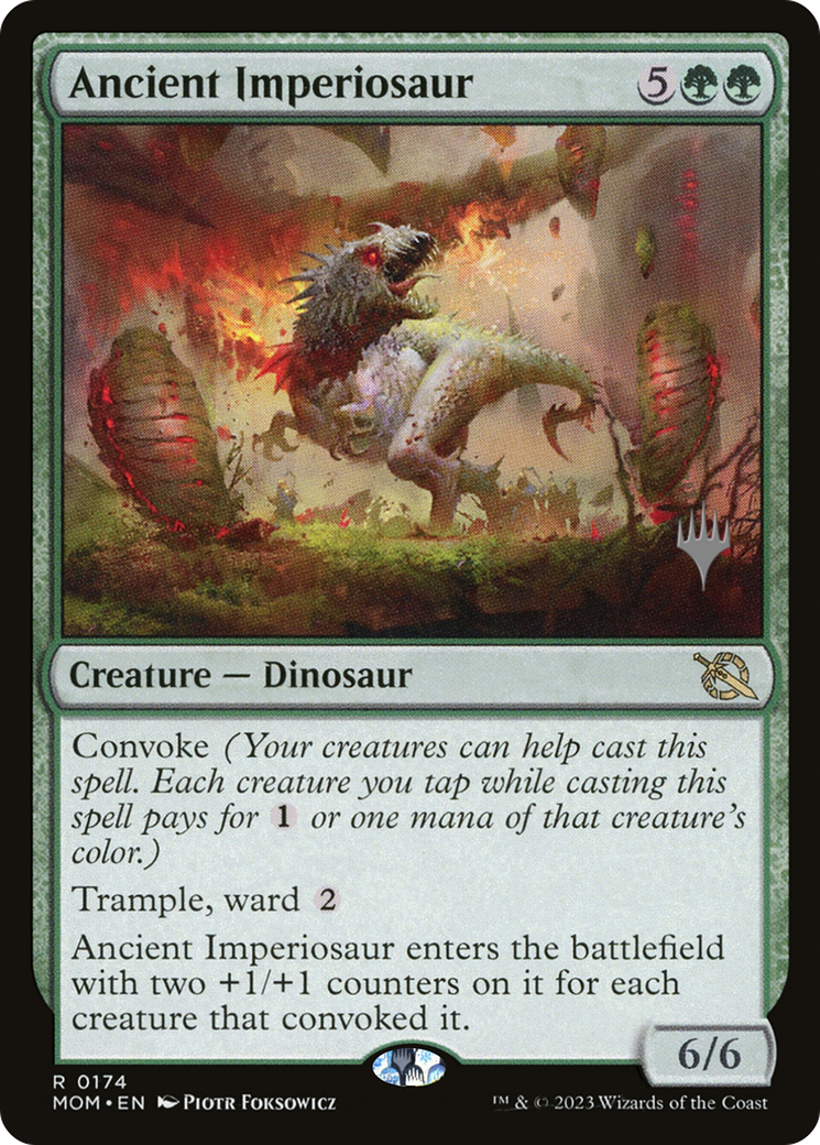 Ancient Imperiosaur (Promo Pack) [March of the Machine Promos] | Clutch Gaming