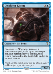 Displacer Kitten (White Border) [Mystery Booster 2] | Clutch Gaming