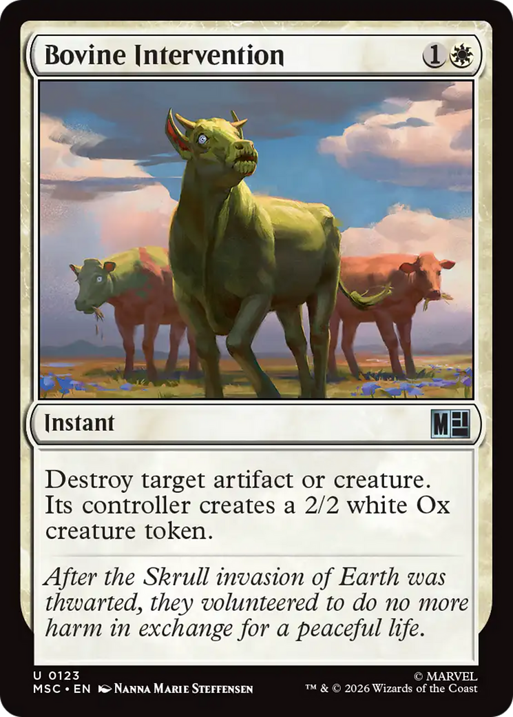 Bovine Intervention [Marvel Super Heroes Commander] | Clutch Gaming