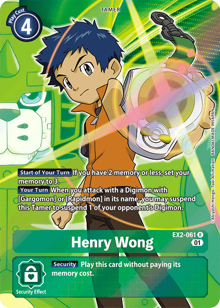 Henry Wong [EX2-061] (Alternate Art) [Digital Hazard] | Clutch Gaming