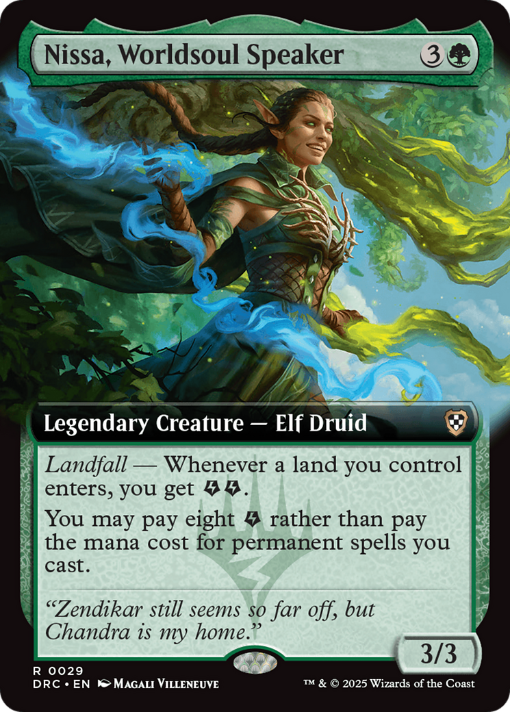 Nissa, Worldsoul Speaker (Extended Art) [Aetherdrift Commander] | Clutch Gaming